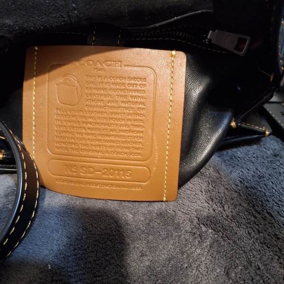 Coach Suede 23 Varsity Stripe Patchwork Crossbody Bag Shoulder Bag - Picture 13 of 17